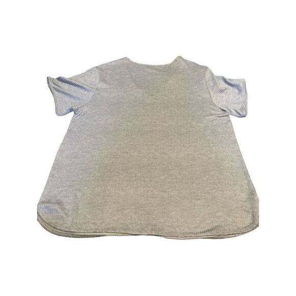 Jockey Women's Sz XL Luxe Lounge Short Sleeve T-Shirt Ribbed Microfiber - Picture 4 of 6